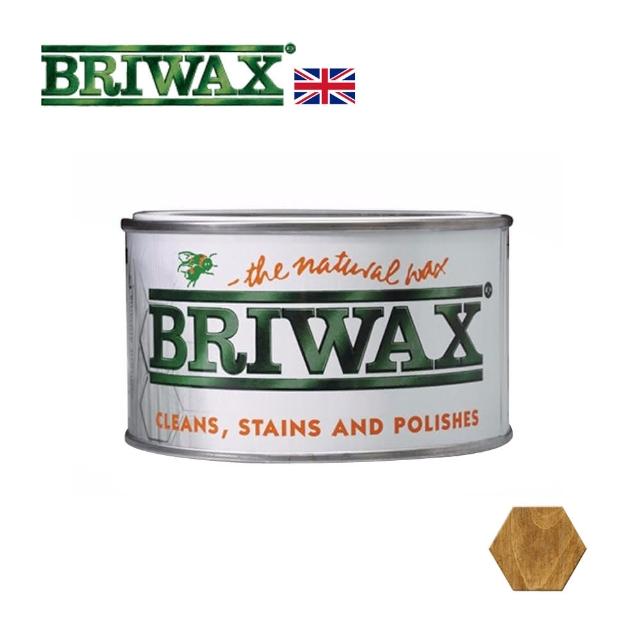 【英國Briwax】拋光上色蠟-橡木色 370g(上色蠟)