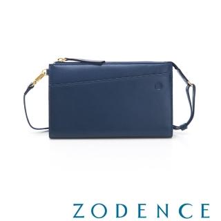 【ZODENCE 佐登司】COMBO系列進口牛皮皮夾包(藍色)