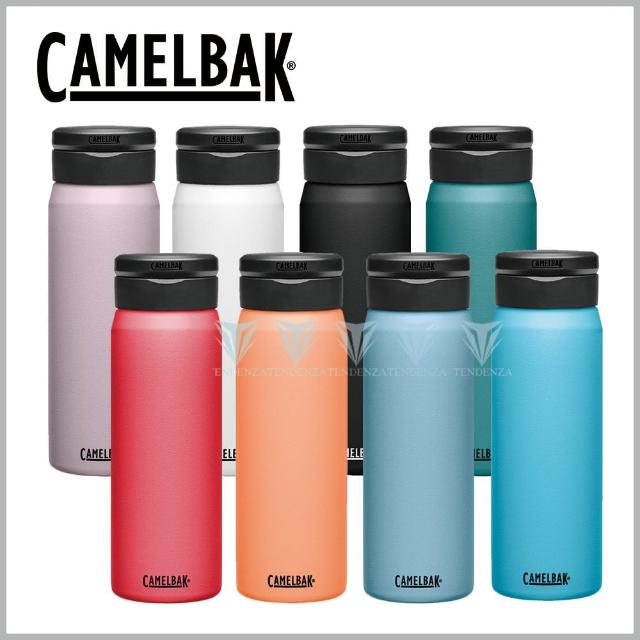 【CAMELBAK】600ml eddy+多水吸管保冰/溫水瓶 檸檬黃(CB1649701060 隨行杯)