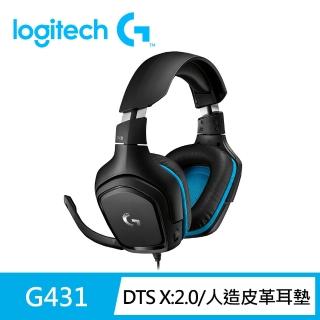 【Logitech 羅技】G431 7.1 聲道環繞音效電競耳機麥克風