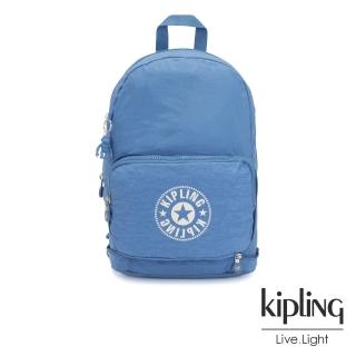 【KIPLING】致敬經典復古天藍色二合一後背側背包-CLASSIC NIMAN FOLD
