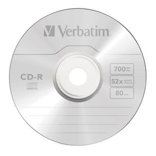 【Verbatim 威寶】52X CD-R 光碟片 10片布丁盒
