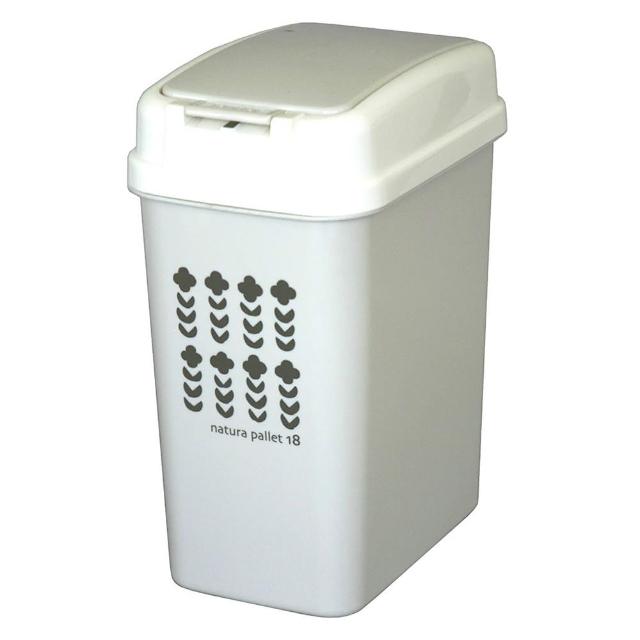 【日本 this-this】natura pallet 小型按壓式垃圾桶18L