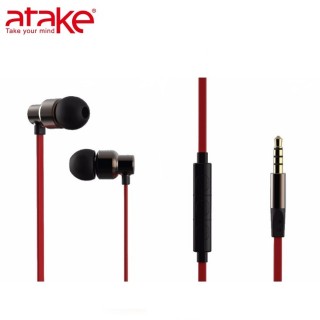【ATake】智慧型入耳式耳機麥克風 黑色(PEP-121BK)