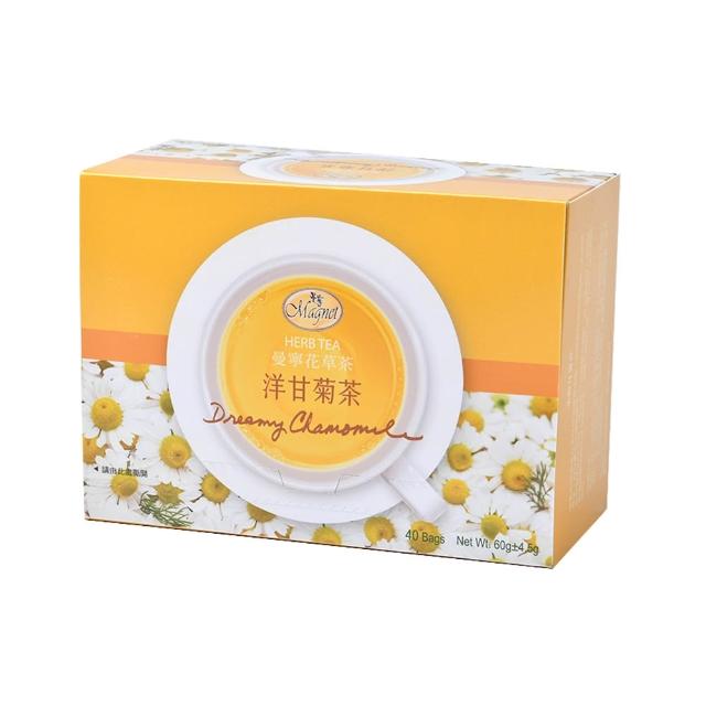 【曼寧】花草茶包量販盒1.5g-2gx40包x5盒 口味任選(玫瑰蜜桃果茶/康福茶/洋甘菊茶/薰衣草茶/玫瑰花茶)
