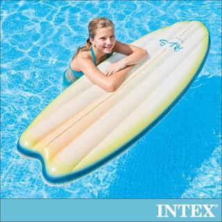 【INTEX】衝浪板造型浮排178x69cm-2色可選 適用:成人(58152)