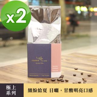 【哈亞極品咖啡】極上系列-繽紛給夏 藝伎 中淺烘焙 日曬咖啡豆 2包入(150g/包)