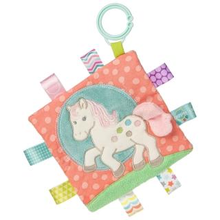 【Mary Meyer】標籤動物安撫沙沙紙-彩虹小馬(沙沙紙 響紙 彌月禮 新生兒玩伴)