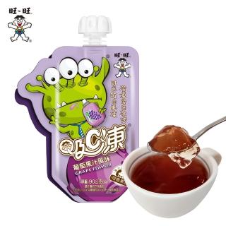 【旺旺】吸C凍可吸果凍-葡萄果汁風味 90G*6入/盒
