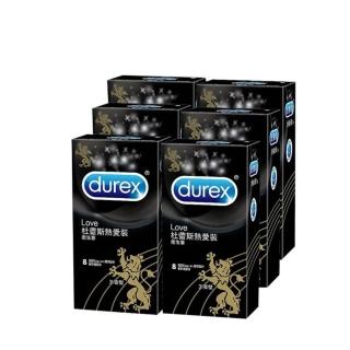 【Durex 杜蕾斯】熱愛裝王者型保險套8入*6盒