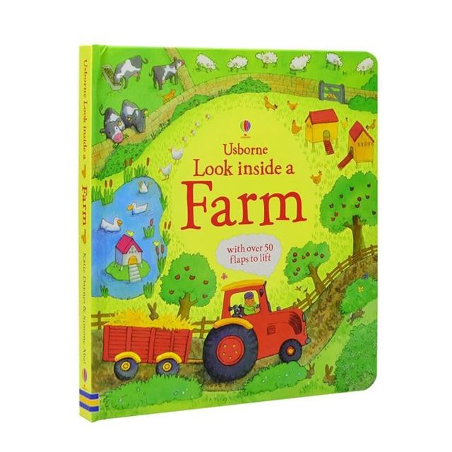 【iBezt】Look Inside a Farm(Usborne系列翻翻書) | 拾書所