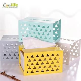 【Conalife】北歐風簡單生活鐵藝面紙盒(1入)