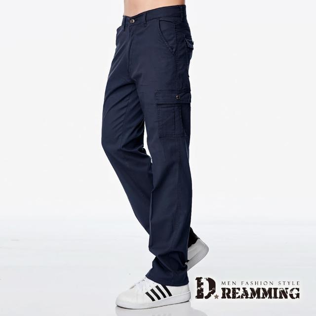 【Dreamming】二件組_超輕薄多口袋伸縮休閒長褲(共四色)