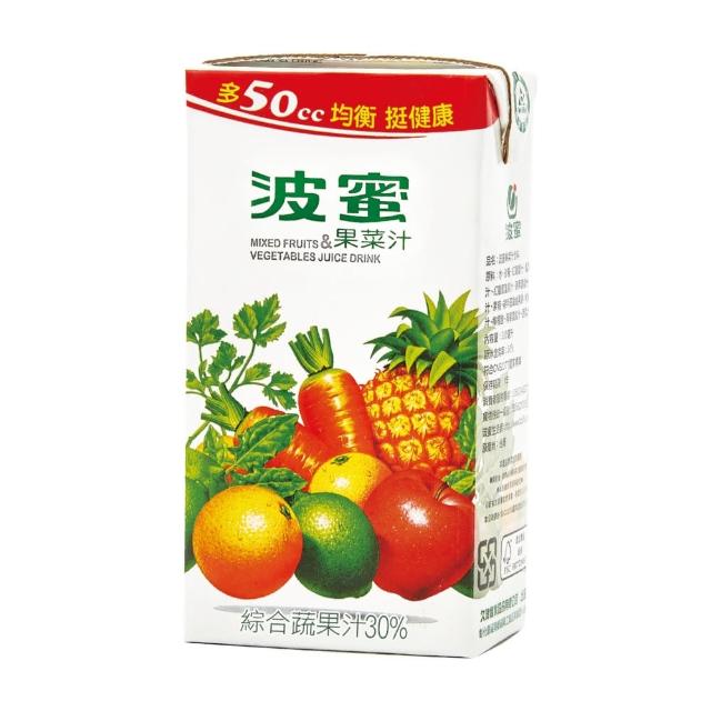 【波蜜】波蜜果菜汁300ml(6入/組)