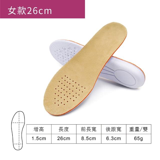 【糊塗鞋匠 優質鞋材】B32 EVA豬反毛皮增高墊1.5cm(2雙)