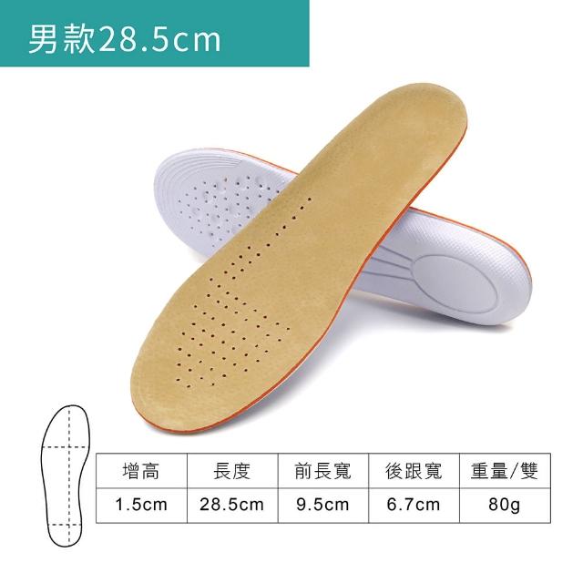 【糊塗鞋匠 優質鞋材】B32 EVA豬反毛皮增高墊1.5cm(2雙)