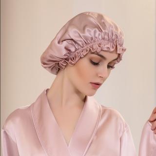 【I.Dear】100%蠶絲頂級真絲綢緞護髮月子帽睡帽(3色)