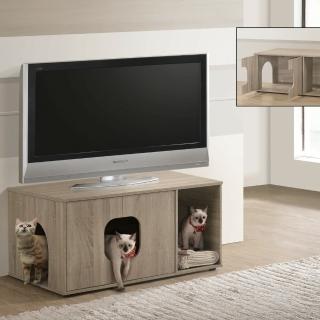 【TC home】歐式寵物豪宅(電視櫃 貓砂櫃 客廳大茶几 貓窩)