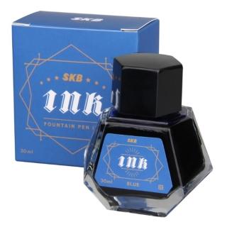 【SKB文明鋼筆】INK-160 COLOR INK鋼筆墨水瓶(藍色)