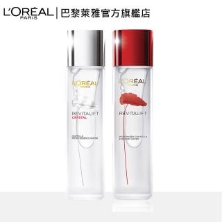 【LOREAL Paris 巴黎萊雅】活力緊緻 積雪草修護奇蹟露/晶透青春露(任選2入組)