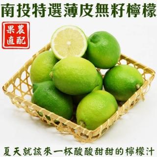 【果農直配】特選薄皮無籽檸檬(5斤±10%)
