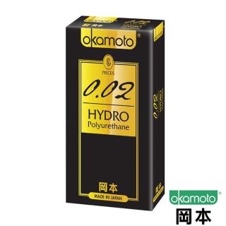 【okamoto 岡本】002 Hydro水感勁薄保險套(6入/盒)