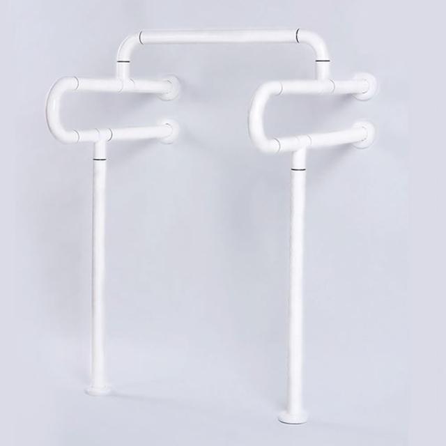 Ia048 小便器安全扶手abs 牙白防滑hu落地型扶手小便斗浴室扶手浴缸扶手 防滑扶手老人小孩 Momo購物網