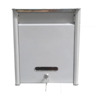 AG015 不鏽鋼信箱 304白鐵信箱 信箱 白鐵鍛造 信件箱 意見箱 信件 郵件 附二支鑰匙(外投外取 26*12*35 CM)