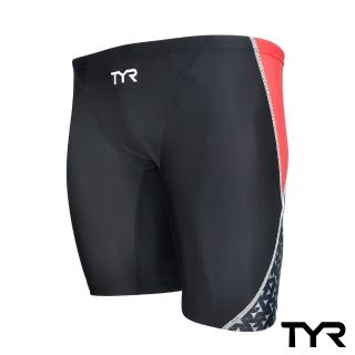 【TYR】泳褲 男用 及膝 紅黑 Naxos jammer(獨家設計 優質面料)