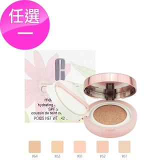 【CLINIQUE 倩碧】水磁場超水潤持妝氣墊粉餅〈SPF33/PA+++〉12g〈百貨公司貨〉(五色任選一)