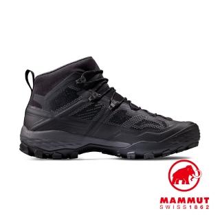 【Mammut 長毛象】Ducan Mid GTXR 中筒登山健行鞋 男款 黑/鈦金灰 #3030-03540