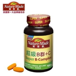 【NatureMade 萊萃美】超級B群加C錠(100粒M)