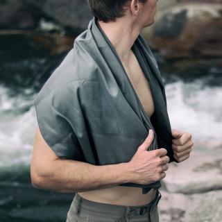 【Matador 鬥牛士】NanoDry Trek Towel 口袋型奈米快乾毛巾-L(灰色、綠色、紅色)