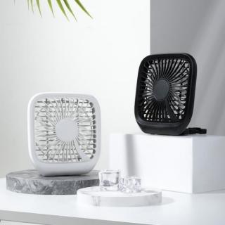 USB隨身/車用摺疊掛勾三段式風扇