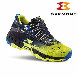 【GARMONT】男GTX低筒越野疾行健走鞋9.81 N.AIR.G. Surround/黃黑色(GoreTex、米其林大底)