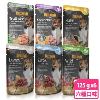 【德國柏肯特】犬主食鮮肉包125g(六包組)