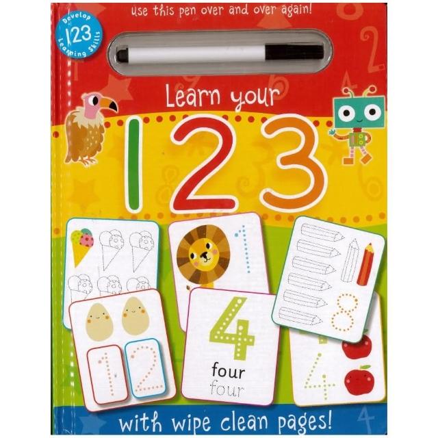 WIPE CLEAN:Learn Your 123 | 拾書所