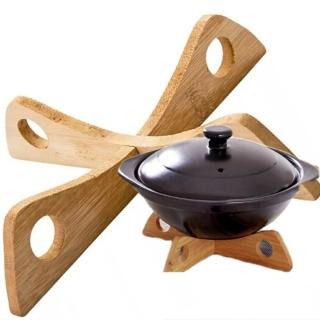 【Ainmax 艾買氏】竹製隔熱蒸煮架 防燙墊 隔熱墊 蒸架蒸盤(依據主鍋大小條件 垂直兩面都可用)