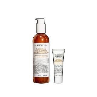 【Kiehl’s 契爾氏】官方直營 金盞花潔面泡泡凝露230ml新客組(Kiehl’s/洗面乳/保濕清潔)