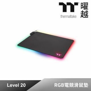 【Tt eSPORTS】Level 20 RGB電競滑鼠墊(GMP-LVT-RGBHMS-01)
