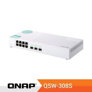 【QNAP 威聯通】QSW-308S 11埠無網管型交換器