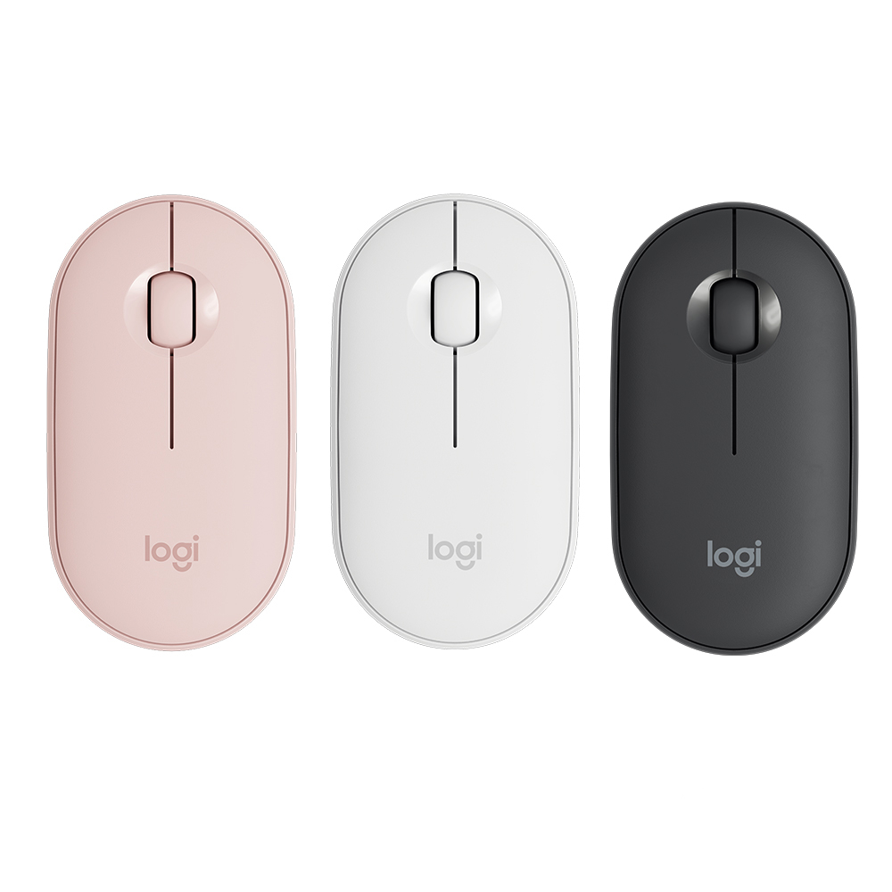 【Logitech 羅技】Pebble M350 鵝卵石無線滑鼠