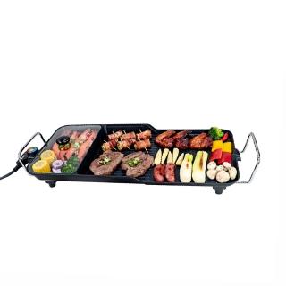 【KINYO】多功能電烤盤 BP-30(聚餐必備、超大面積烤盤)