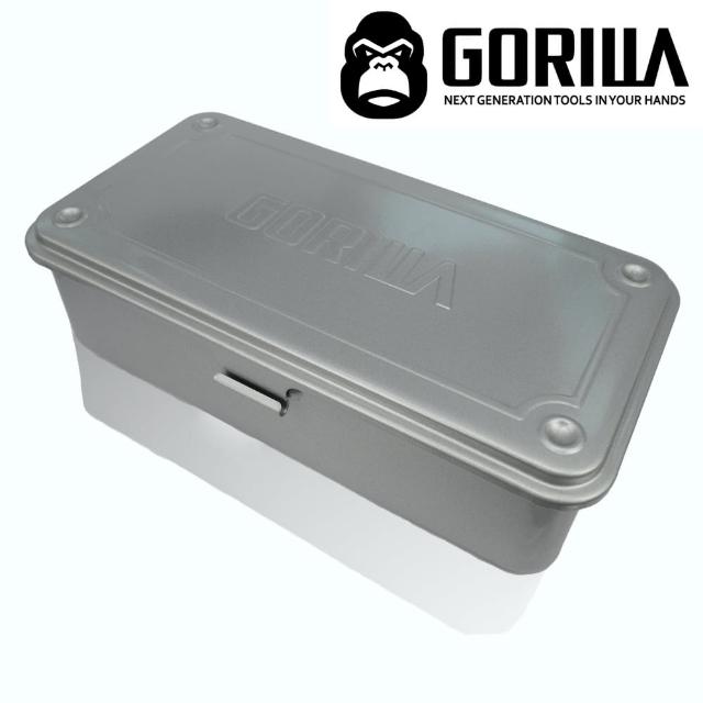 Gorilla 紳士質人手工具 銀灰色鋼製工具箱 日本製造工具盒 Momo購物網 Gorilla 紳士質人手工具 銀灰色鋼製工具箱 日本製造工具盒 Momo購物網