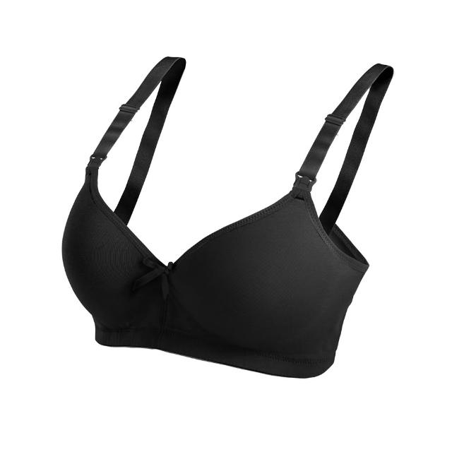 【Gennies 奇妮】3件組*哺乳內衣 莫代爾無痕無鋼圈內衣(共2色)