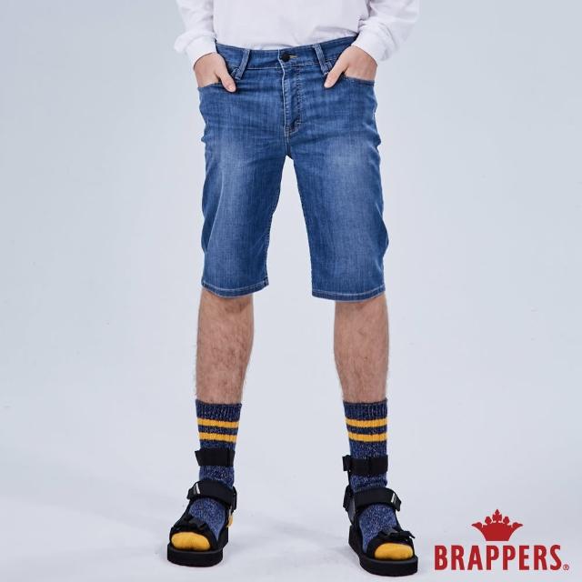 BRAPPERS 男款 HM-中腰系列-彈性直筒褲(藍) 推