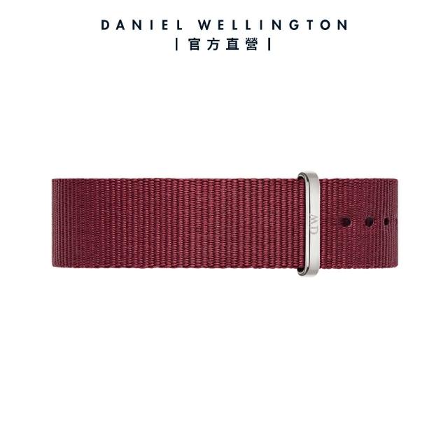 【Daniel Wellington】DW 錶帶 Classic Roselyn 玫瑰紅織紋錶帶(DW00200211)