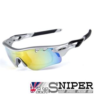 【英國ansniper】SP896 抗UV藍光偏光REVO高清運動鏡外銷12件組(自行車/路跑/開車/戶外/釣魚)