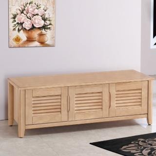 【AS】狄倫4尺正百葉座鞋櫃-120x40.5x45cm(雙色可選)