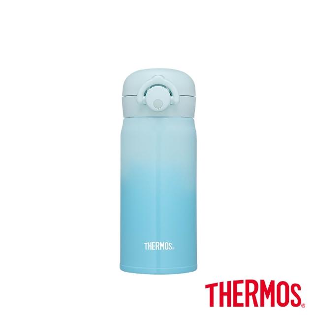 【THERMOS 膳魔師】買1送1_不鏽鋼輕量彈蓋保溫瓶350ml(JNR-351+JNR-351)